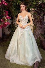 Everlasting Elegance: Enchanting Blush Ballgown for Fairytale Occasions