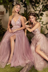 Celestial Dreams: Enchanting Lace Gown for Weddings and Formal Occasions