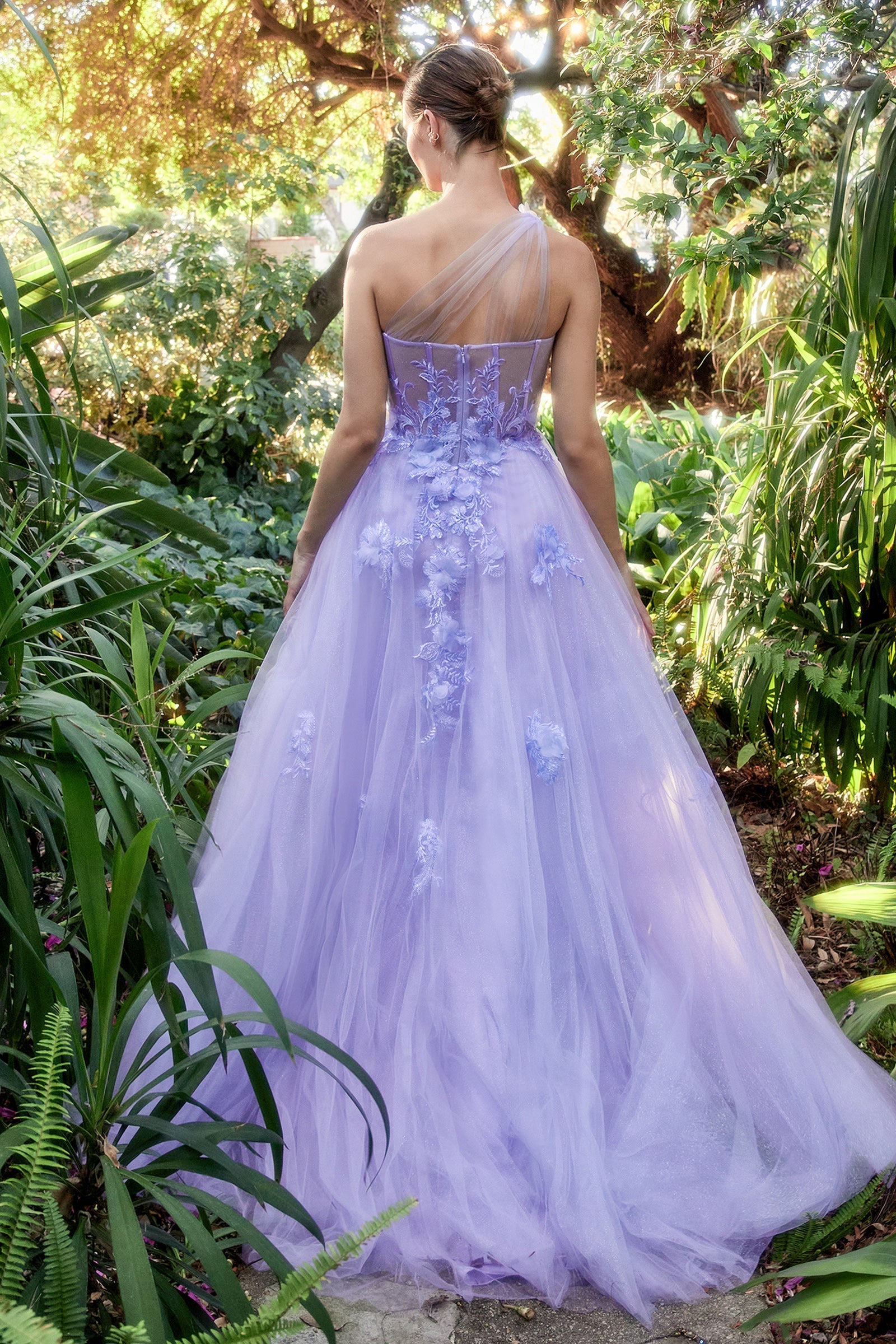 **Allure Bridals: Captivating Sweetheart Gown with Enchanting 3D Flowers**