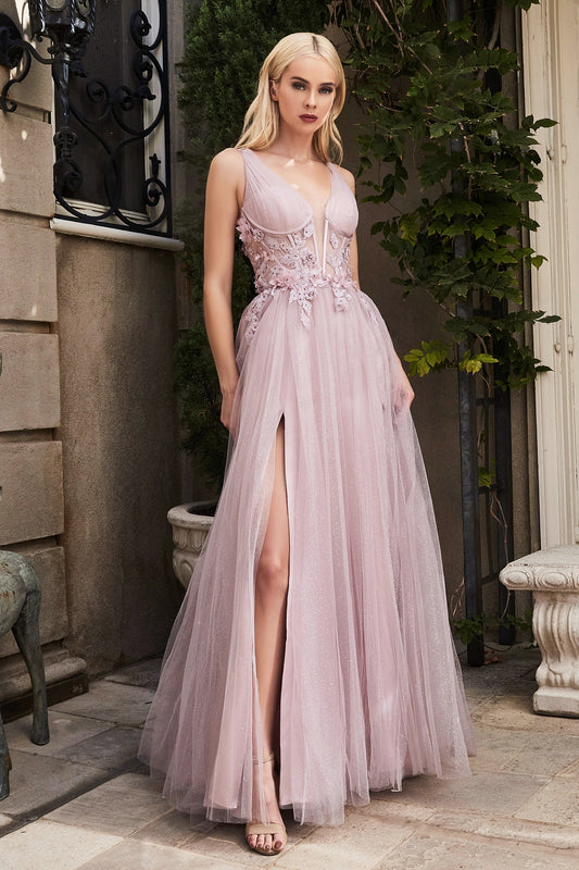 Celestial Couture: Enchanting Corset-Style Gown for Unforgettable Occasions