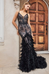 Enchanting Couture: Embroidered Mermaid Dress for Unforgettable Moments