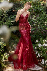 **Ethereal Embrace: Captivating Sequined Lace Gown for Unforgettable Occasions**