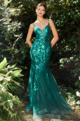 **Allure Bridal's Enchanting Sequined Lace Mermaid Gown for Unforgettable Moments**