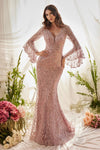 Divine Radiance: Shimmering Sequined Gown for Unforgettable Moments