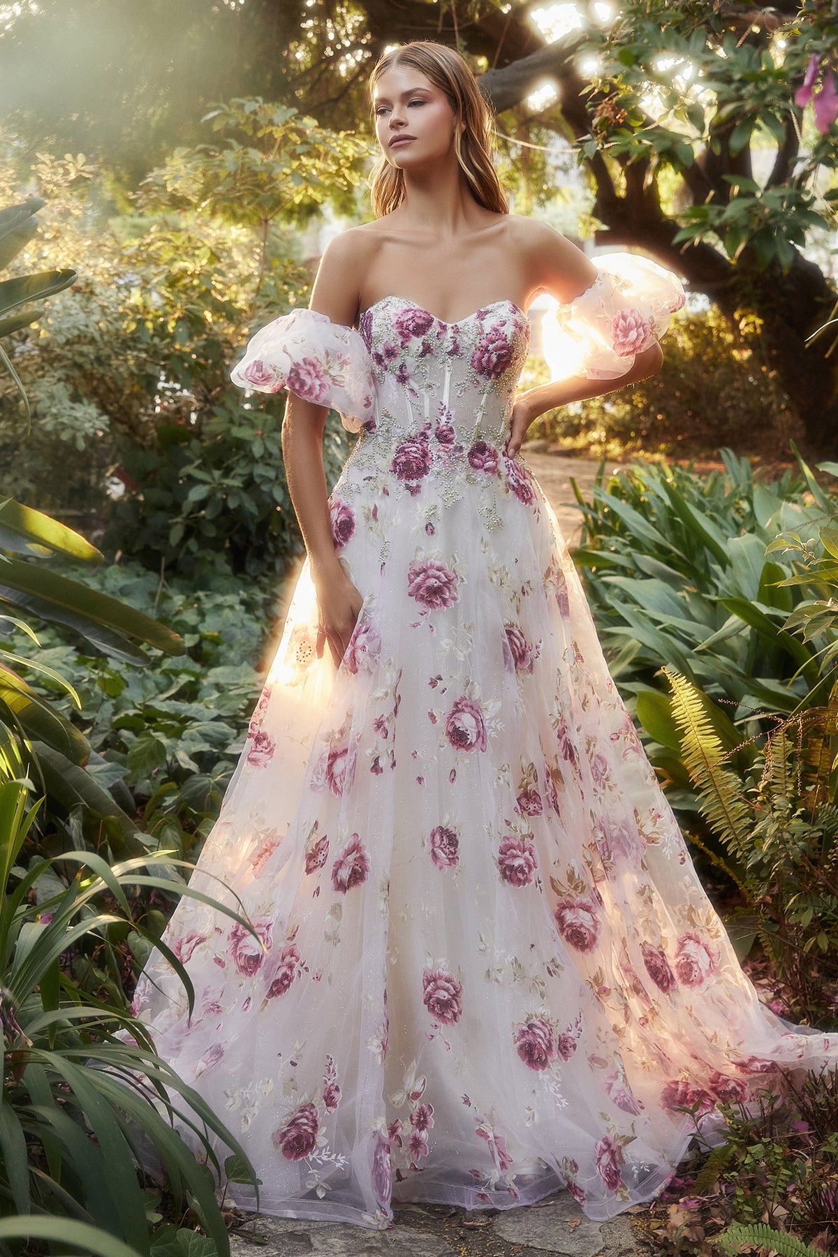 **Allure Bridal: Embrace Elegance and Glamour in a Captivating Gown**