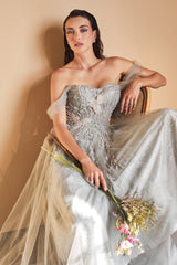 **Allure's Enchanting Gown: Ethereal Beauty for Unforgettable Moments**