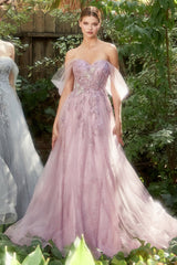 Seraphina's Ethereal Elegance: Beaded Embellishments and Cascading Lace