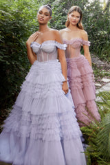 Allure Couture: Enchanting Illusion Corset Gown for Formal Elegance