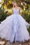 Allure's Enchanting V-Neck Embroidered Evening Gown: A Symphony of Elegance