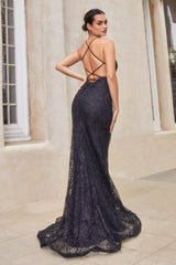 **Allure Couture's Enchanting Glittered Mermaid Gown: Formal Elegance Personified**