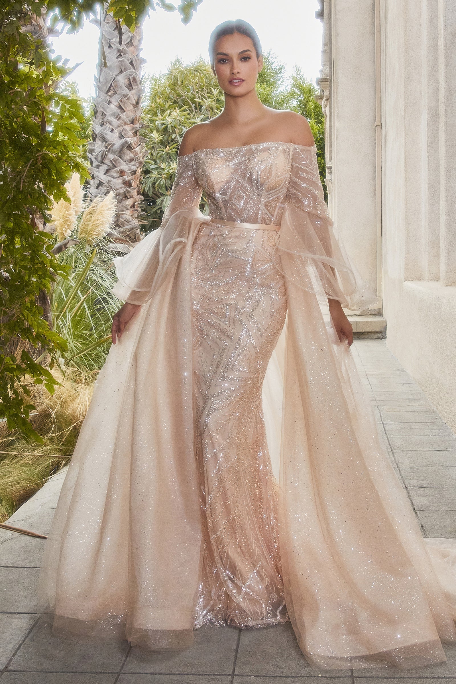 **Everlasting Elegance: Shimmering Sequined Evening Gown for an Enchanting Night**