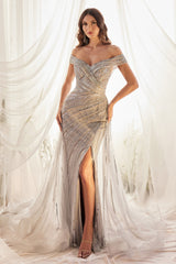 Captivating Radiance: Embrace Elegance in the Allure & Grace Sequin Gown