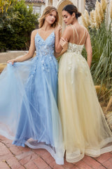 Enchanting Floral Applique Dress for Unforgettable Occasions by Enchanted Elegance
