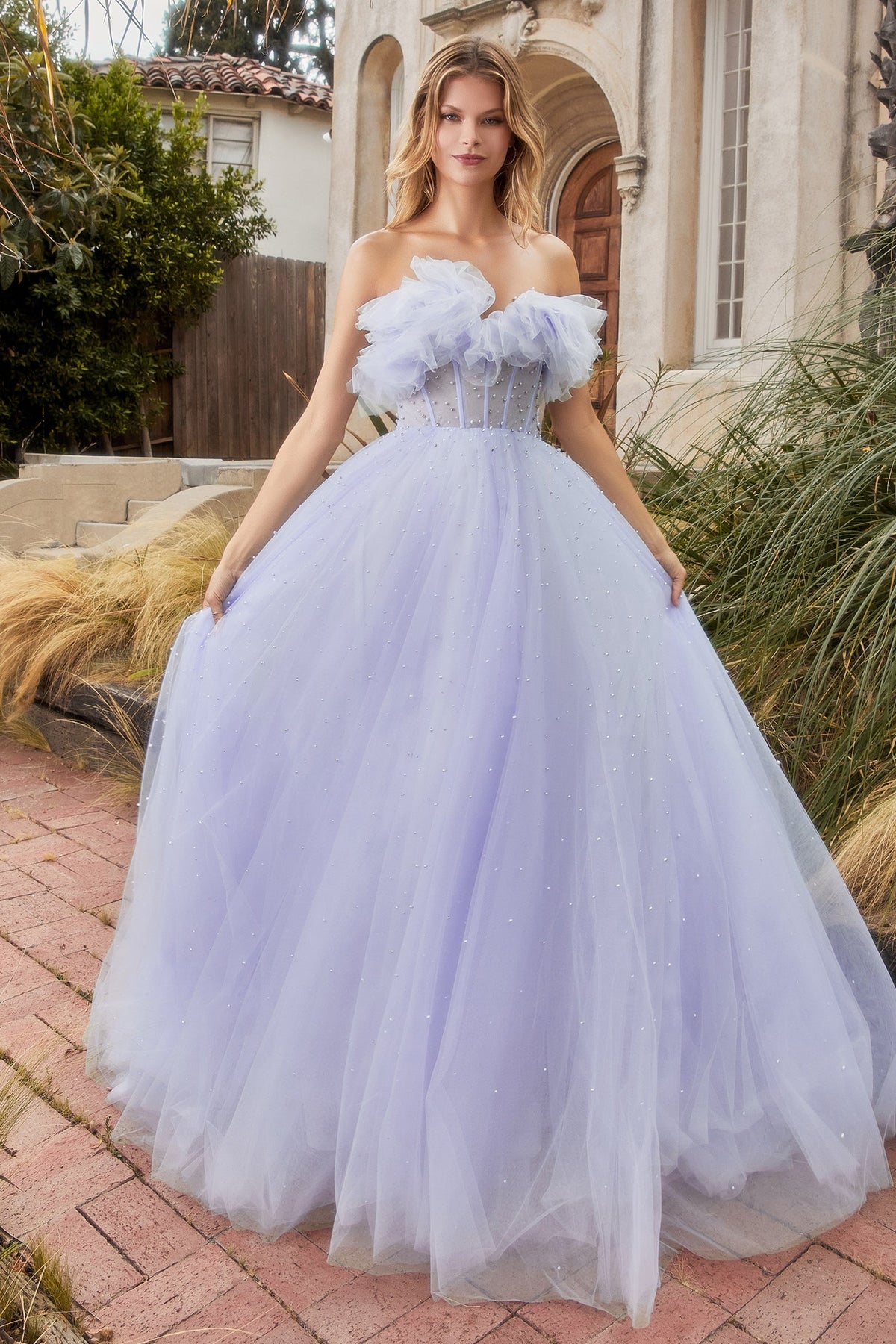 Divine Couture: Ethereal Tulle Masterpiece for Unforgettable Occasions