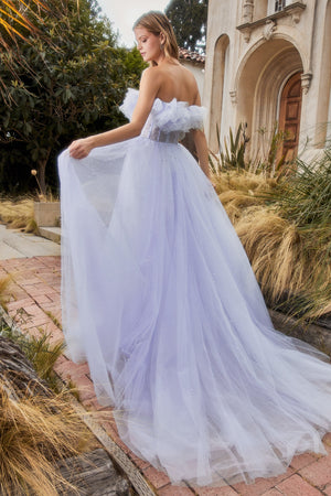 Enchanting Elegance: Ethereal Tulle Gown for Unforgettable Occasions