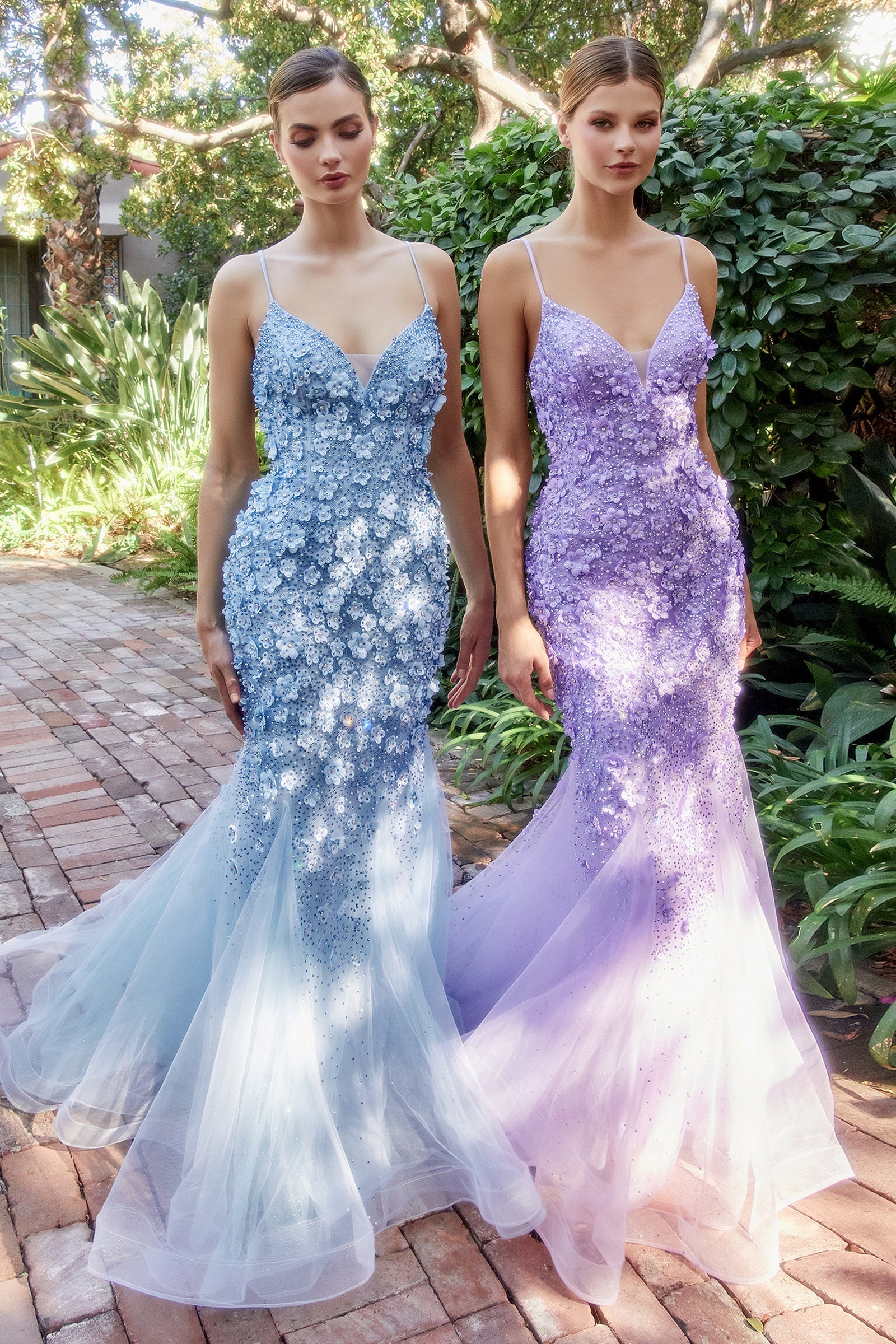 Enchanting Floral AppliquÃ© Gown: Embody Elegance at Formal Events