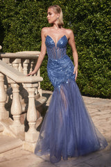 Enchanted Glamour: Cinderella Divine's Shimmering Sequin Mermaid Dress