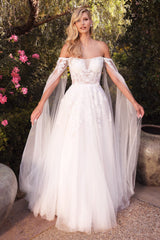 Captivating Bridal Elegance: Cinderella Divine A1080W