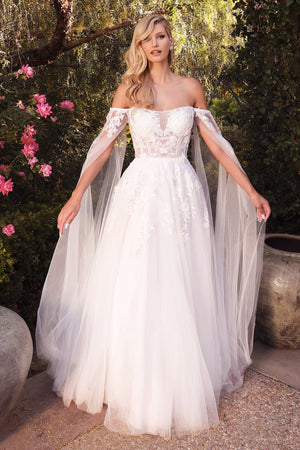 Enchanting Cinderella Divine Gown: Captivating Curves, Ethereal Elegance (A1080W)