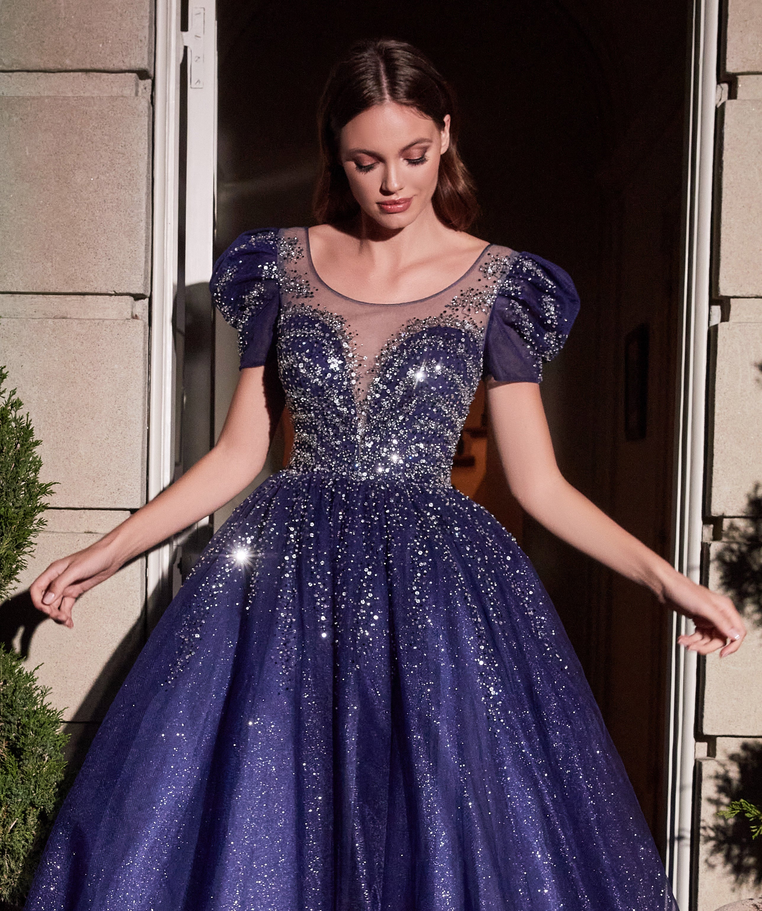 **Enchanted Elegance: Cinderella Divine's B702 Ballgown for Unforgettable Occasions**