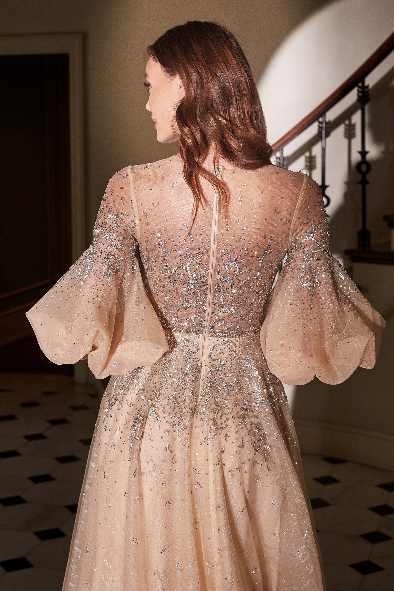 Captivate in Elegance: Cinderella Divine's Enchanting B703 Gown