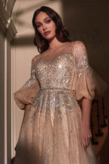 Captivate in Elegance: Cinderella Divine's Enchanting B703 Gown