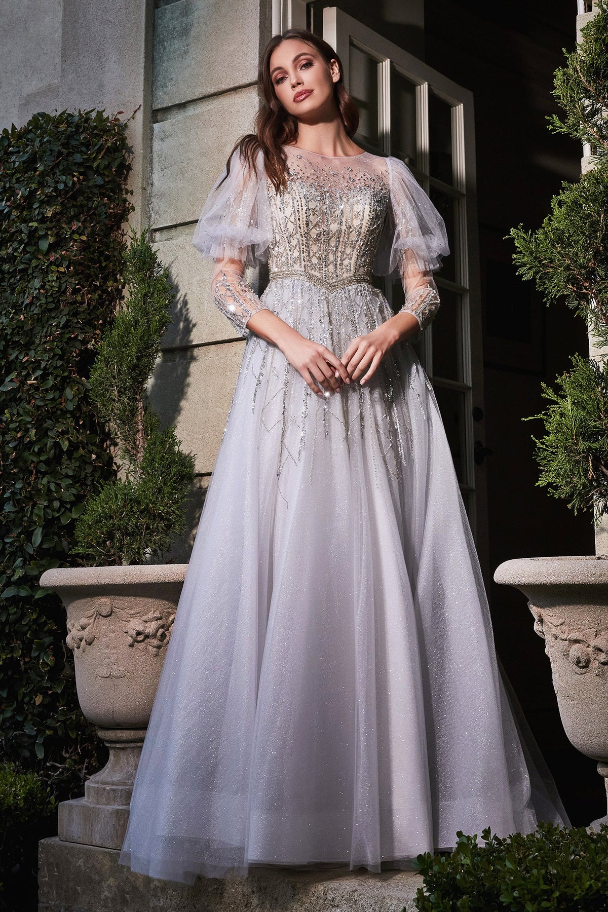 Enchanting Cinderella Divine Bridal Gown: A Symphony of Elegance and Charm (B707)