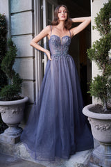**Cinderella Divine's Enchanting A-Line Gown: Customizable Glamour for Every Occasion**