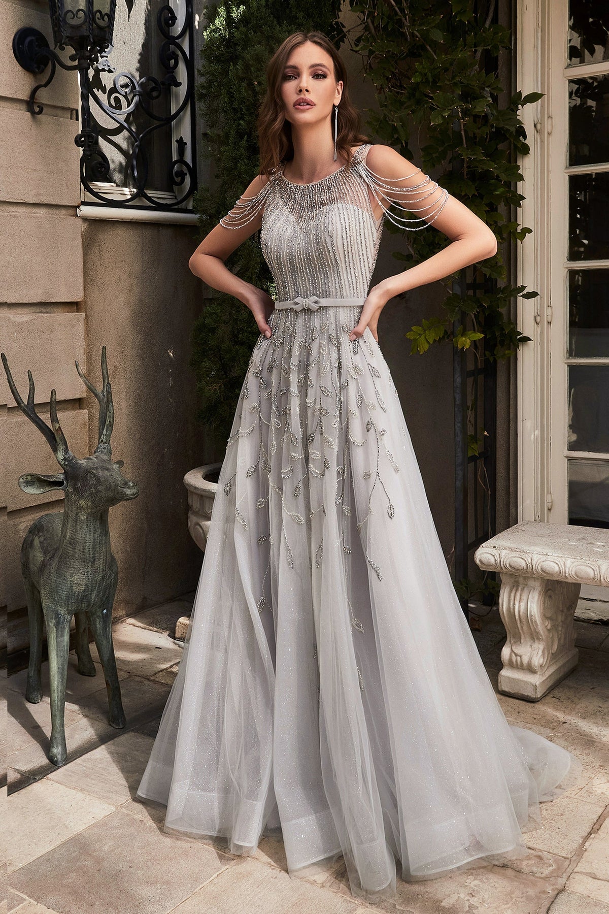 **Cinderella Divine's Enchanting B710 Gown: Shimmering Elegance for Unforgettable Occasions**