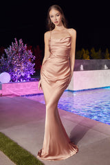 **Allure's Sensual Satin Slip Gown: A Symphony of Elegance and Glamour**