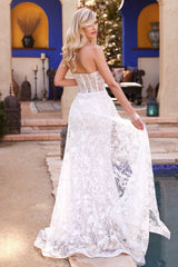 **Cinderella Divine: Enchanting Strapless Gown for Unforgettable Occasions**