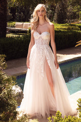 **Unveiling Radiance: Cinderella Divine's Enchanting Bridal Gown**