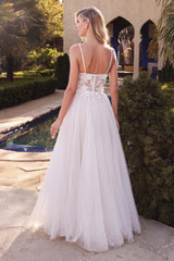 Ethereal Elegance: Cinderella Divine's CB072W Gown for Unforgettable Occasions