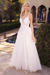 **Cinderella Divine's Enchanting Floral AppliquÃ© Gown for Unforgettable Occasions**