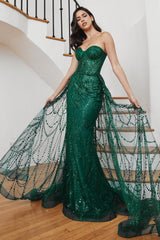 **Cinderella Divine CB095: Embody Enchantment in a Shimmering Gown**