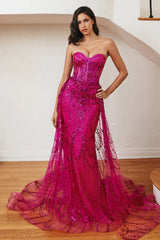 **Cinderella Divine CB095: Embody Enchantment in a Shimmering Gown**