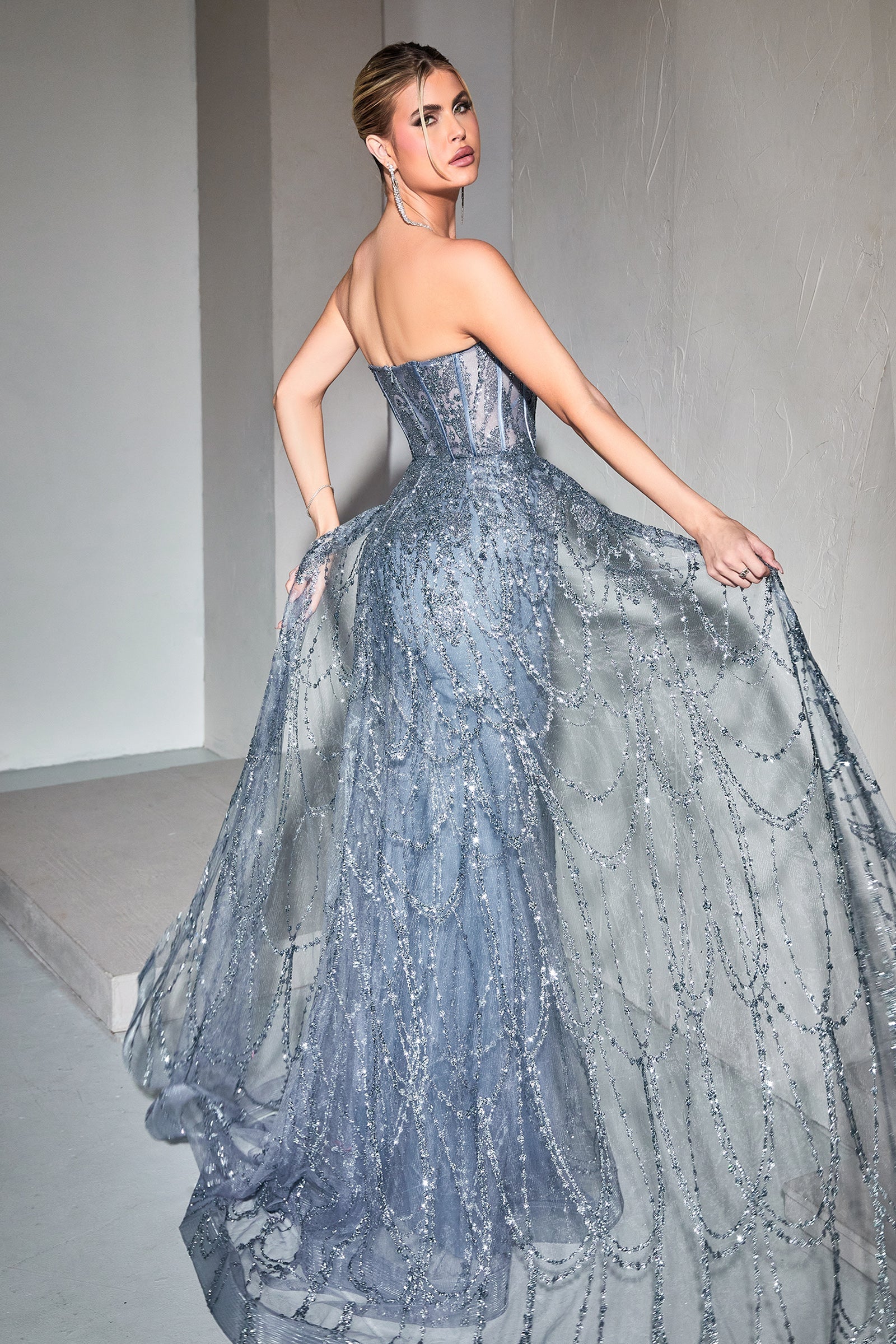 **Enchanted Elegance: Cinderella Divine CB095 Gown for Royal Occasions**