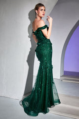 **Cinderella Divine's Enchanting Glitter Goddess Gown: CB096**