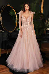 **Embrace Timeless Glamour with Cinderella Divine's Enchanting CB097 Gown**