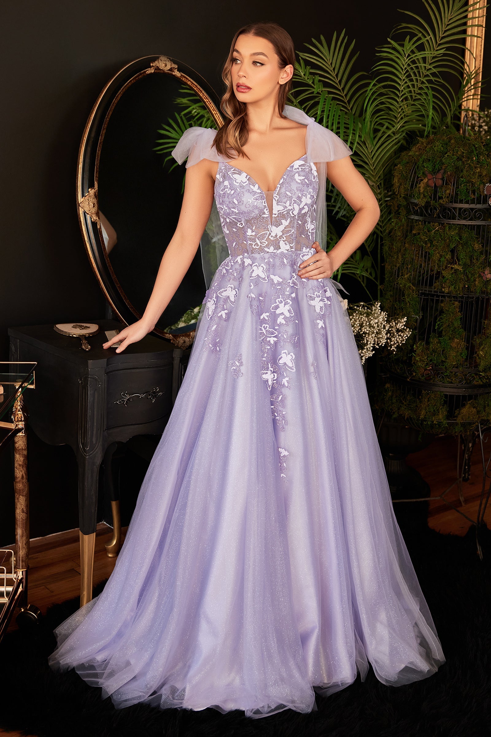 **Cinderella Divine's Enchanting Butterfly Gown: A Vision of Feminine Grace**
