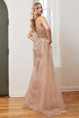 Celestial Enchantment: Cinderella Divine's CB098 Gown for Divine Occasions