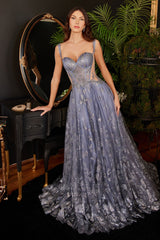 **Cinderella Divine: Shimmering Glitter Gown for Unforgettable Occasions**