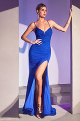 Enchanting Elegance: Cinderella Divine's Shimmering CC2162 Gown for Special Occasions