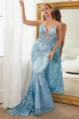 Cinderella Divine: Shimmering Mermaid Gown for Enchanting Evenings (CC2189)