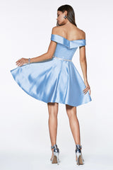 Captivating Elegance: Cinderella Divine's Enchanting CD0140 Cocktail Dress