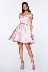 **Embrace Enchantment with Cinderella Divine's Shimmering Cocktail Dress**