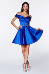 Captivating Elegance: Cinderella Divine's Enchanting CD0140 Cocktail Dress
