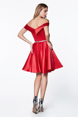 Captivating Elegance: Cinderella Divine's CD0140 Cocktail Dress