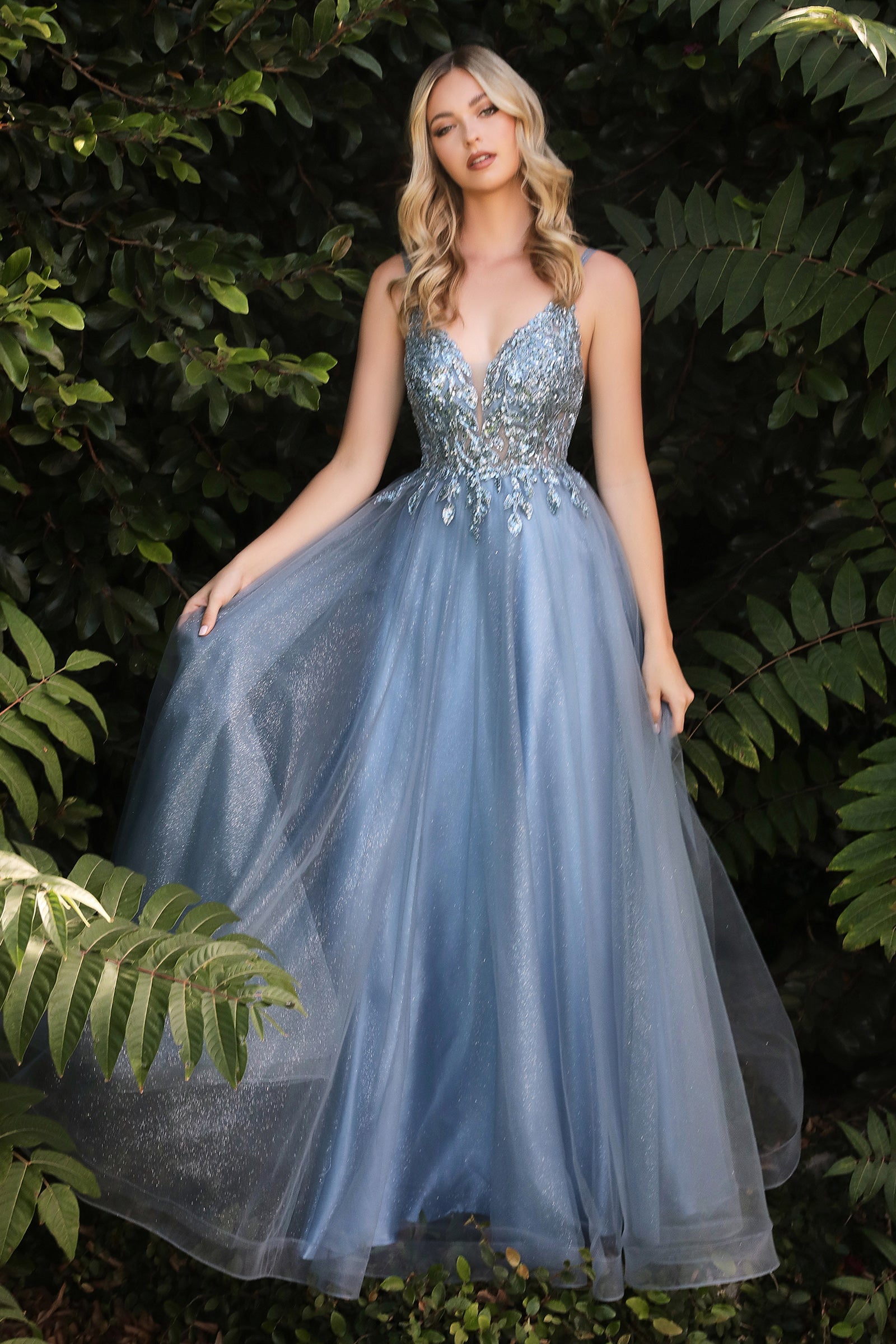 Cinderella Divine CD0154: Enchanting Beaded Gown for Unforgettable Occasions