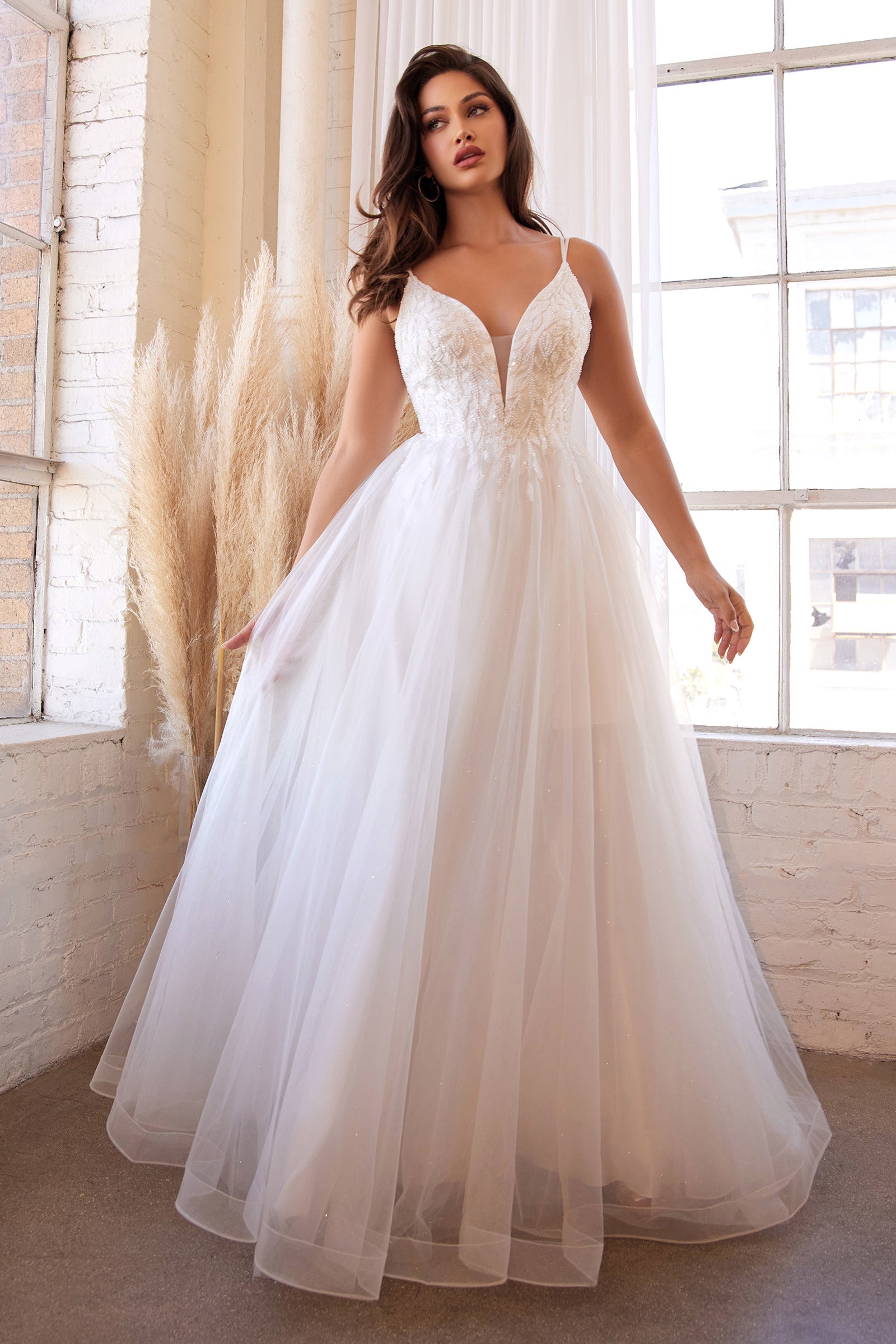 Cinderella Divine: Captivating A-Line Gown for Unforgettable Occasions